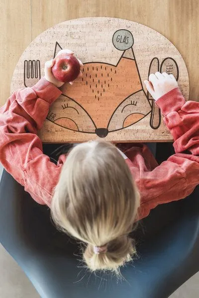 Clarissakork Clarissakork Kinder Tischset Dreaming Fox – Produktbild 3 von 3