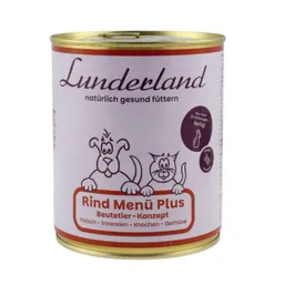 Lunderland Lunderland Rind Menü Plus 800 g – Produktbild 1 von 1