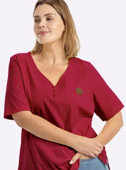 sheego V-Shirt kirsche – Produktbild 1 von 1