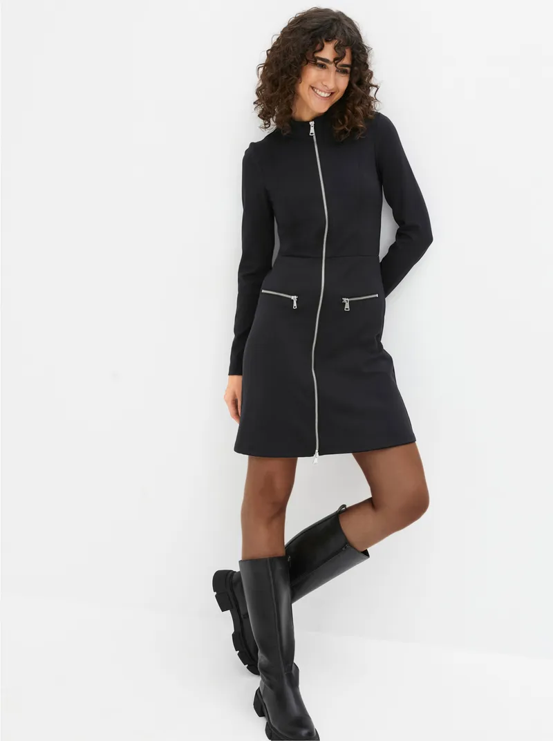 Witt Jerseykleid, Schwarz, – Produktbild 1 von 1