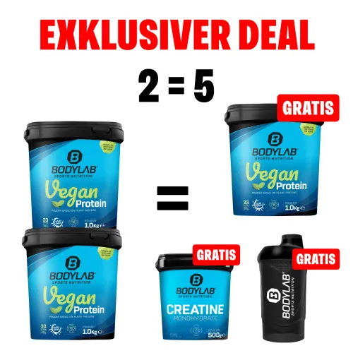 Bodylab24 2 x Bodylab24 Vegan Protein (1000g) – Produktbild 5 von 7