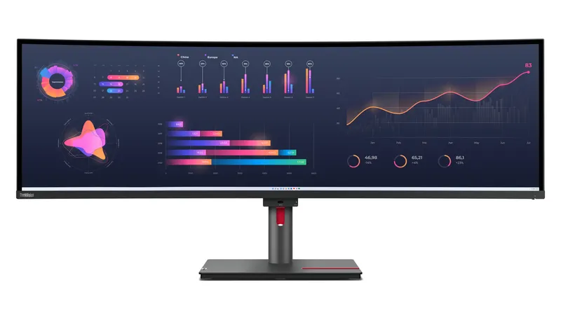Lenovo Lenovo ThinkVision P49w-30 - LED-Monitor - gebogen - 124.5 cm (49") – Produktbild 1 von 5