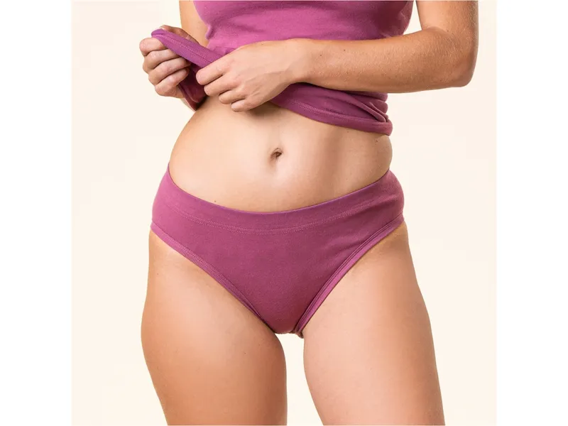 Living Crafts Living Crafts Taillen-Slip "Jade", dark rose 40/42, Rot, – Produktbild 2 von 3