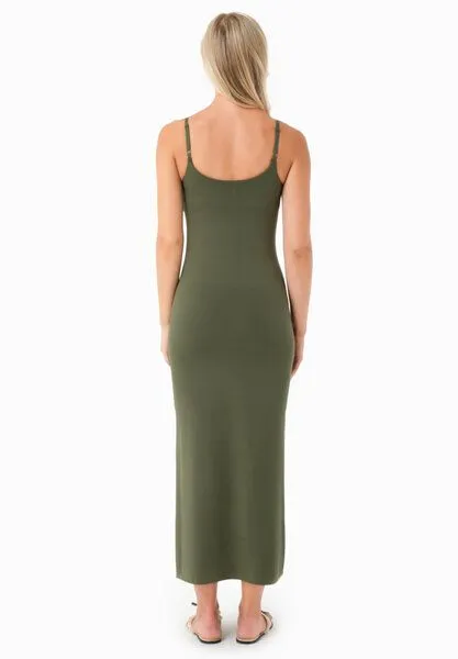 ORGANICATION ORGANICATION DIANNA | Kleid aus Bio-Baumwolle, Olive, – Produktbild 3 von 4