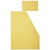 loud proud loud + proud Kinder Jersey Bettwäsche-Set 100 x 135cm, GOTS-zertifiziert, Gold(gelb), – Produktbild 1 von 1