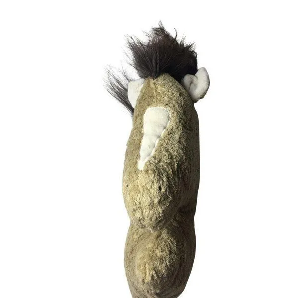 Pat und Patty Pat und Patty Bio/ Öko Kuschelkissen Pferdekopf aus 100 % Baumwolle kbA, Beige/braun, – Produktbild 3 von 4