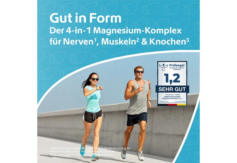R(h)ein Nutrition R(h)ein Nutrition Magnesium Komplex 4in1 Vegan Kapseln – Produktbild 3 von 5