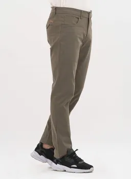 ORGANICATION ORGANICATION Herren vegan Hose Bio-Baumwolle Khaki – Produktbild 1 von 1