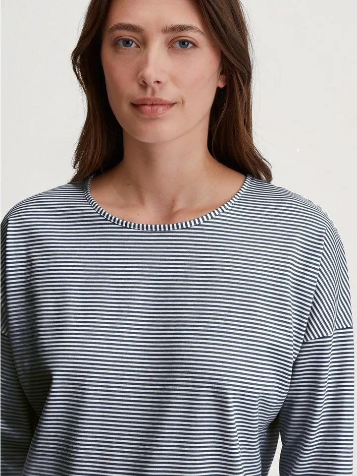 CALIDA CALIDA Nachthemd Cotton Special Damen (1-tlg) 95cm Länge, weich, geschmeidiger Fall, Blau, – Produktbild 5 von 5