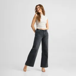 DAWN TWEET Minimal Stretch - Retro Flare - Vintage Black - Vintage Black / 27 / 32 – Produktbild 1 von 1
