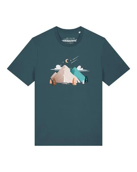 watapparel watapparel T-Shirt Unisex Night & Clouds, Stargazer, – Produktbild 5 von 5