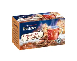 Meßmer Meßmer Gebrannte Mandeln 20er - Rooibostee mit Gebrannte-Mandel-Geschmack - Weihnachtliches Rooibostee-Erlebnis - Wintergenuss - Mandelnote. 20 mit – Produktbild 1 von 1