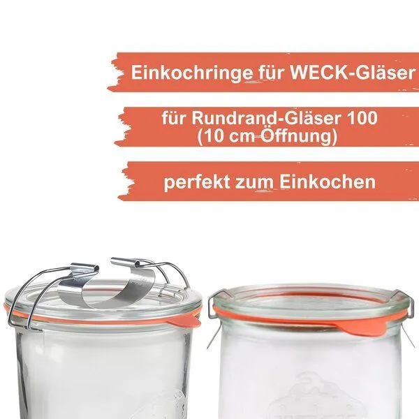 mikken mikken 50 Einkochringe 94x108mm für WECK-Gläser aus Naturkautschuk RR10 – Produktbild 4 von 6