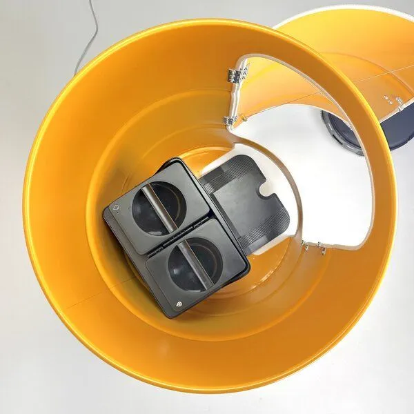 Lockengelöt Lockengelöt RoboHaus - Behausung für Staub- und Wischroboter, Sonnengelb (pulverbesch.), – Produktbild 4 von 4