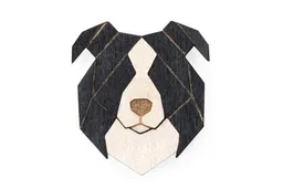 BeWooden BeWooden Brosche aus Holz Border Collie – Produktbild 1 von 1