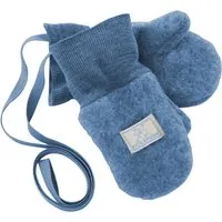 Pickapooh Pickapooh Baby und Kinder Fäustlinge Bio-Schurwolle Fleece jeans Gr. 2 (bis 2 Jahre) – Produktbild 1 von 1