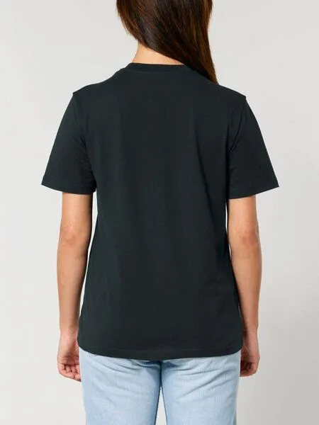 Human Family Human Family Bio Unisex Rundhals T-Shirt "Mountain Silhouette", Schwarz, – Produktbild 3 von 4