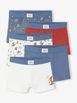 Vertbaudet Vertbaudet 5er-Pack Boxershorts BIBER Jungen – Produktbild 1 von 1