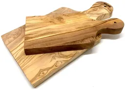 Olivenholz erleben Olivenholz erleben Kräuter- und Schneidebrett (30 cm) als 2er Set aus Olivenholz – Produktbild 1 von 1