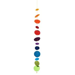 Sundara Sundara Deko-Girlande "Cascade Rainbow" aus handgeschöpftem Baumwollpapier – Produktbild 1 von 1