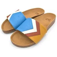 Fünve Fünve Vegane Slides mit Fußbett | Damen, Sky (blau), – Produktbild 1 von 1
