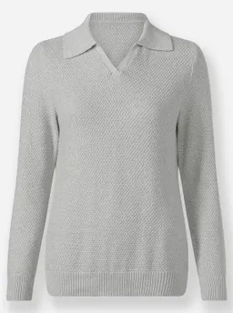 Witt Polopullover steingrau-meliert – Produktbild 1 von 1