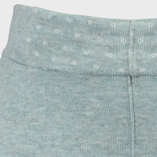 OrganicEra Baby-Sweatpants 'OrganicEra' aus Bio-Baumwolle, Aqua melange (grün), – Produktbild 4 von 4