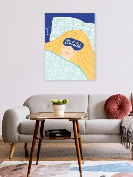 Photocircle Photocircle Poster / Leinwandbild - Sleepy Head & Evil Eye – Produktbild 2 von 4