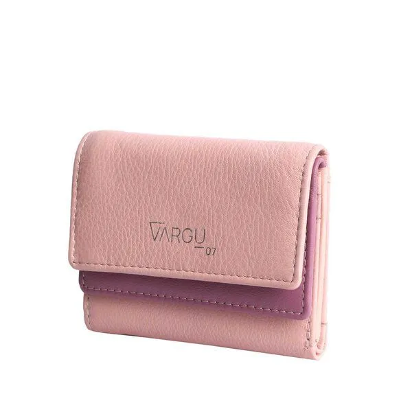 Vargu Vargu Echtleder Geldbörse IVENA 1, Light-pink - mauve, – Produktbild 2 von 4