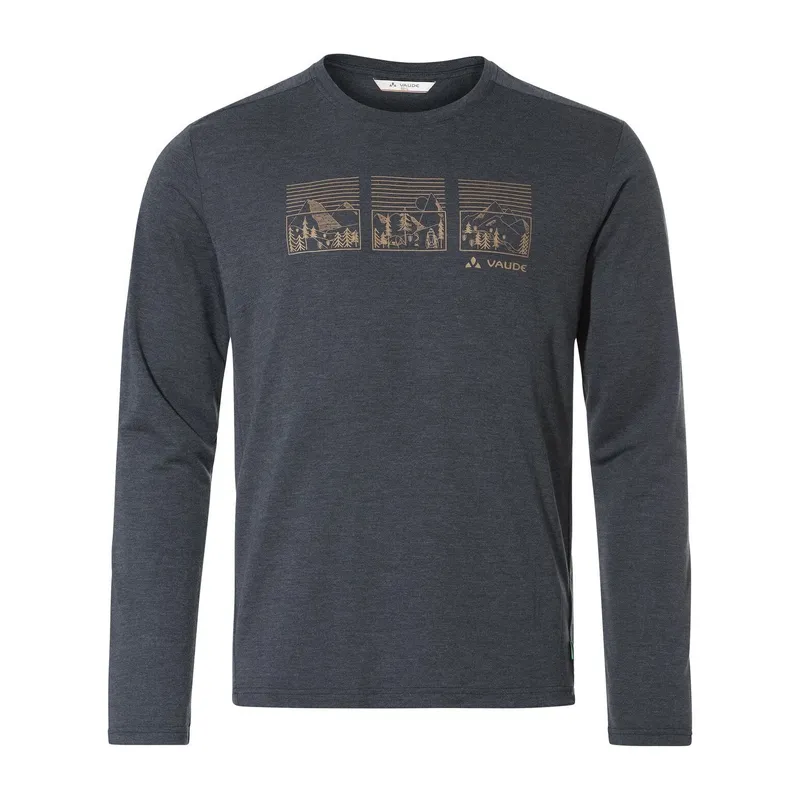 Vaude Vaude Rosemoor III Longsleeve, Black / oat, – Produktbild 1 von 2