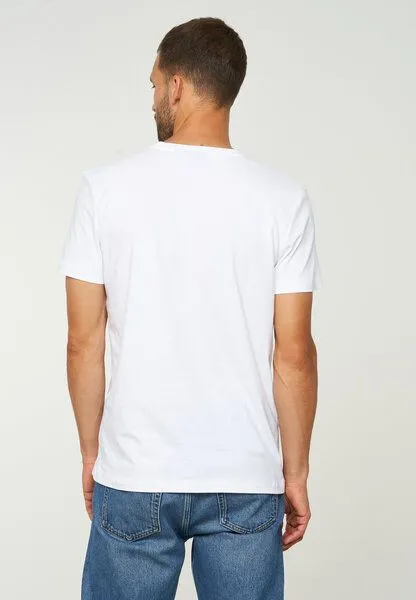 recolution Herren T-Shirt aus Bio-Baumwolle - AGAVE - recolution, White (weiß), – Produktbild 7 von 8