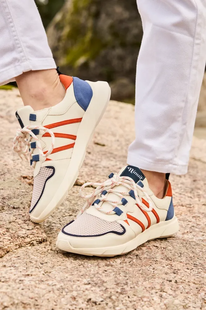 Minuit Sur Terre Minuit Sur Terre Damen vegan Sneaker Chamois Golden Hour, Beige, – Produktbild 2 von 2