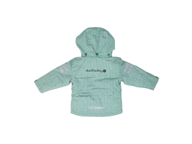 ducksday ducksday Kinder Jacke mit Kapuze Vierjahreszeiten 3-in-1 "Manu", Grün, – Produktbild 2 von 2