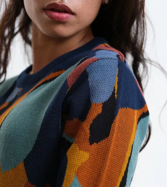 Gary Mash GARY MASH Pullover Lamona aus feinem Jacquardstrick, Bouquet (mehrfarbig), – Produktbild 3 von 4