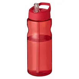 Unbranded H2O Active® Eco Base 650 ml Sportflasche mit Ausgussdeckel, rot/ rot, Rot, – Produktbild 1 von 1