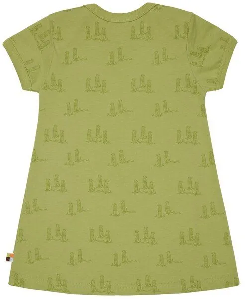 loud + proud loud + proud Babys & Kinder Kleid Druck, GOTS-zertifiziert, Avocado(grün), – Produktbild 1 von 2
