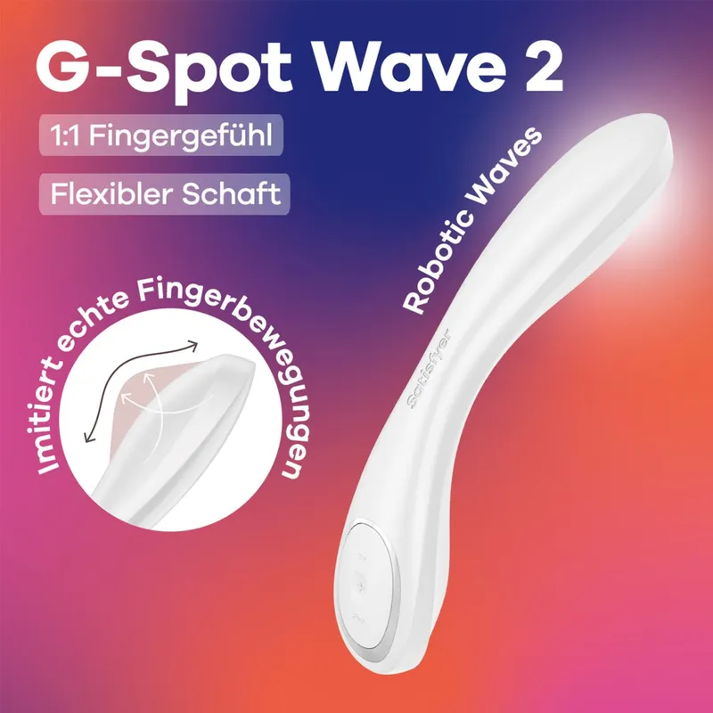 Satisfyer Satisfyer G-Spot Wave 2, 24 cm, Weiß, – Produktbild 1 von 1