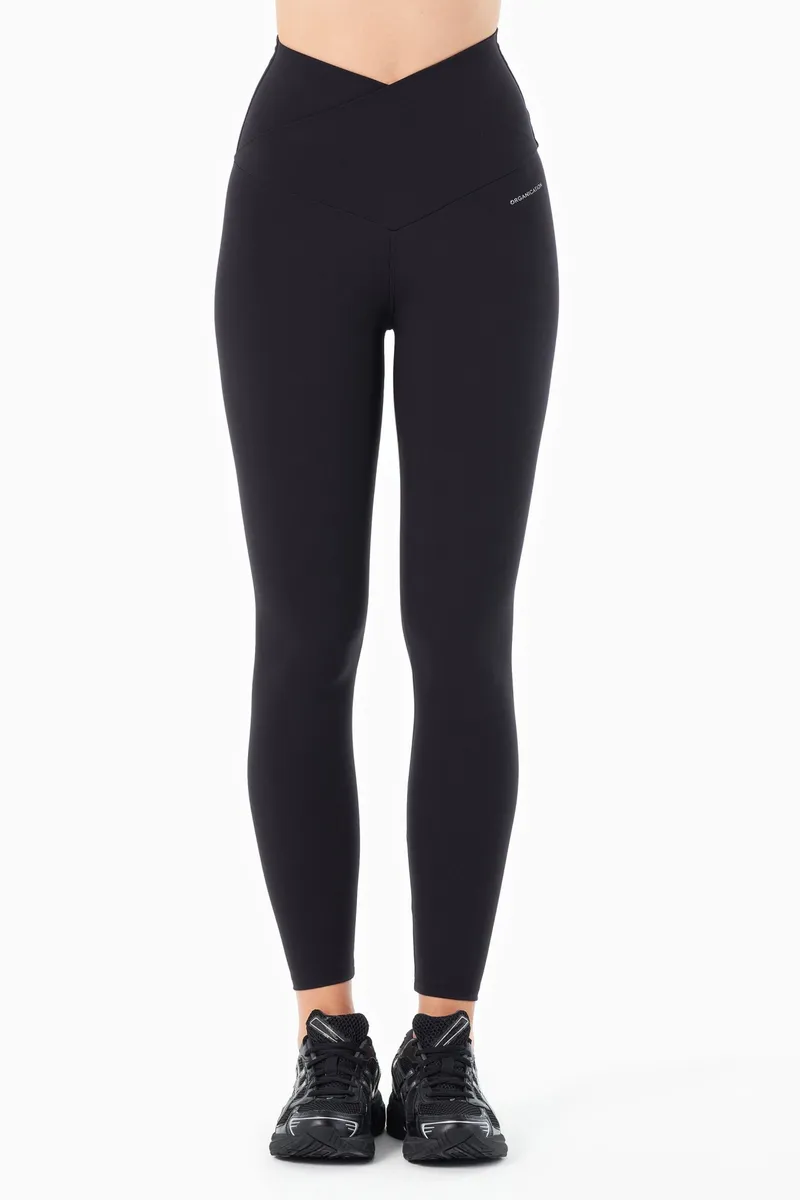 ORGANICATION ORGANICATION Damen vegan Leggings Hohe Taille Libby Schwarz, Schwarz, – Produktbild 2 von 2