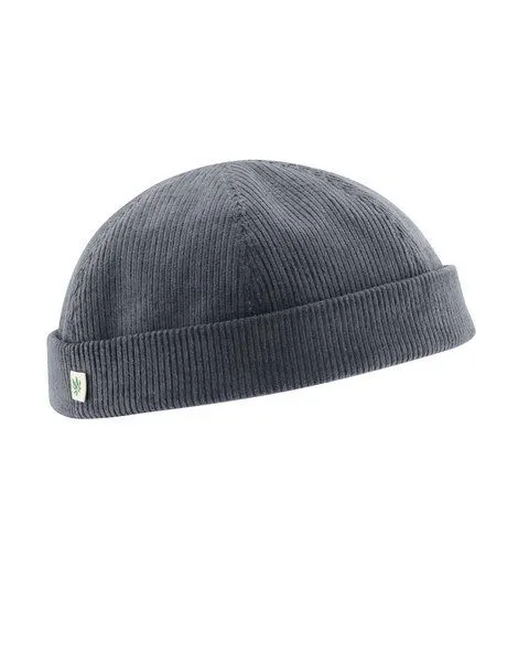 HempAge HempAge Docker Cap Cord Hanf/Biobaumwolle, Grau (shale), – Produktbild 3 von 5