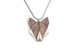 BeWooden BeWooden Halskette Wolf | Kette mit Anhänger aus Holz – Produktbild 1 von 1