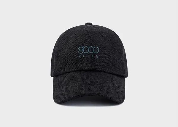 8000Kicks 8000Kicks Baseline Hanfkappe, Schwarz, – Produktbild 1 von 3