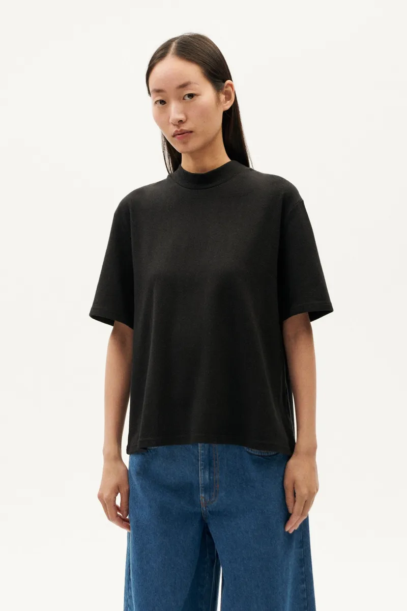 thinking mu Thinking MU Damen vegan T-Shirt Aidin Hanf Schwarz, Schwarz, – Produktbild 2 von 2