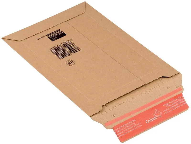ColomPac ColomPac Versandtasche 20 Versandtaschen CP010.01 aus Wellpappe - 16,7x26,8cm, Braun, – Produktbild 5 von 5