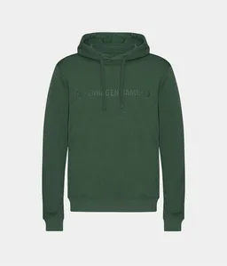 Copenhagen Bamboo Grüner Bambus-Kapuzenpullover mit Logo – Produktbild 1 von 1