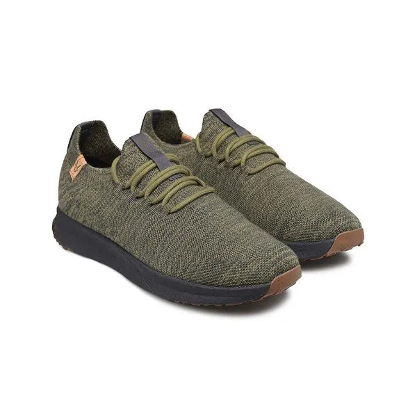SAOLA SAOLA Sneaker Herren aus Merinowolle - Tsavo 2.0 Men Wool, Burnt olive - obsidian, – Produktbild 2 von 3