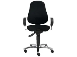 Topstar Topstar Bürodrehstuhl "Sitness 10" mit Armlehnen schwarz, B-Ware, Zustand gut – Produktbild 1 von 1