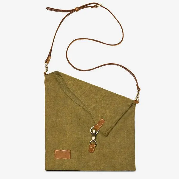 Dragolina Dragolina Flapover Crossbodytasche Nele, Moosgrün (hellgrün), – Produktbild 1 von 2