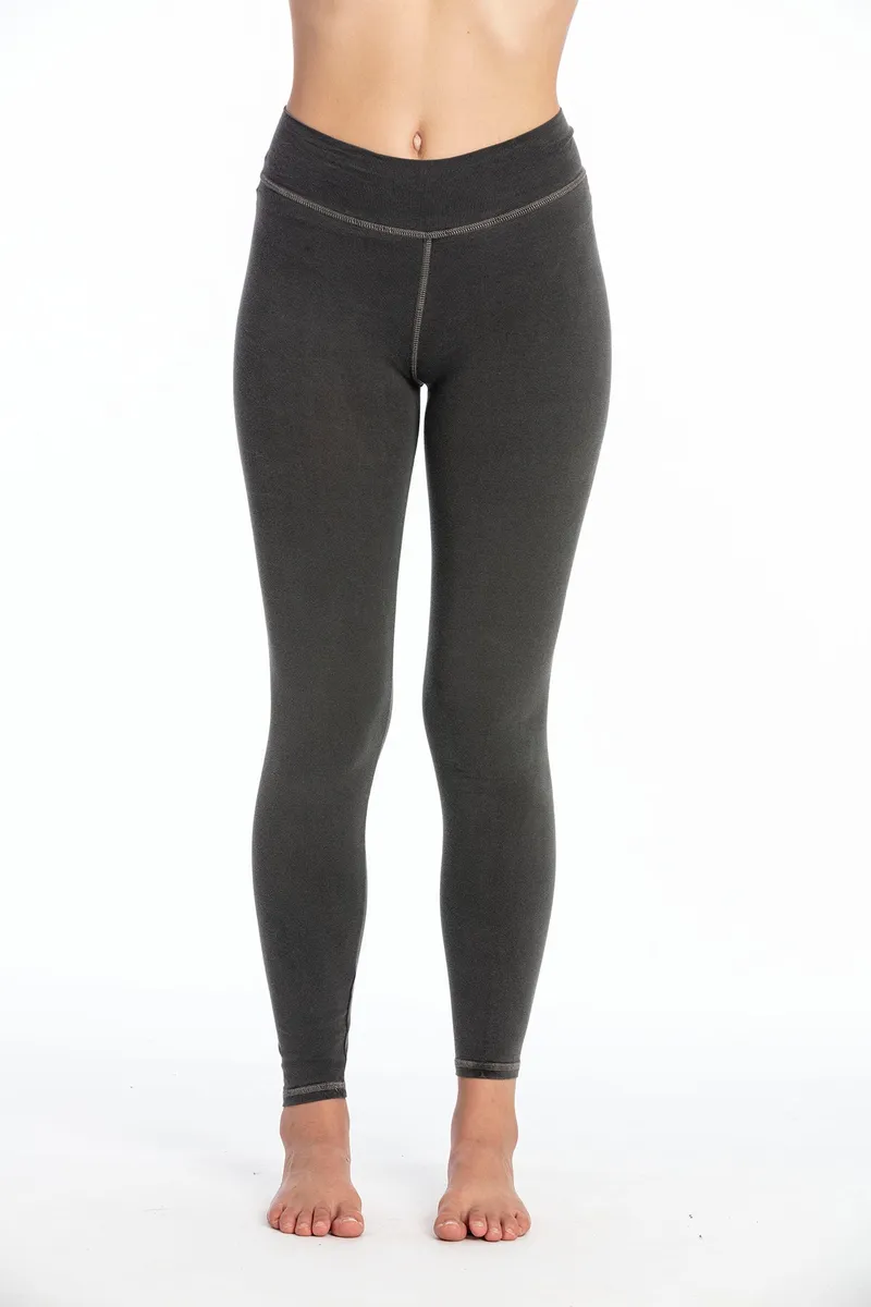 RAVENS VIEW IBIZA RAVENS VIEW IBIZA Damen vegan Yoga Legging Anthrazitgrau, Dunkelgrau, – Produktbild 1 von 1