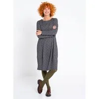 Heidekönigin Heidekönigin Tulpenkleid bedruckt - GOTS, Avocado, – Produktbild 1 von 1