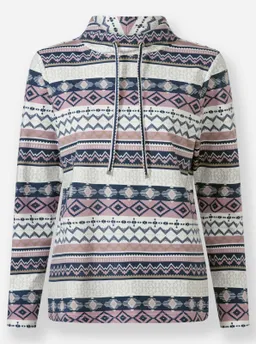 Witt Witt Sweatshirt ecru-mauve-bedruckt – Produktbild 1 von 1